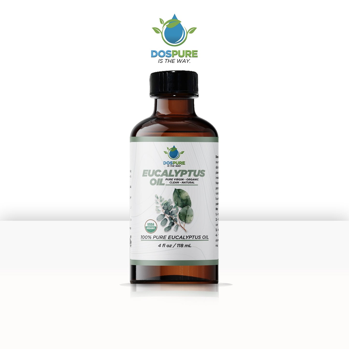 Organic-pure-Eucalyptus Oil-Virgin-Respiratory-Decongestants-Cough-Fever-flu