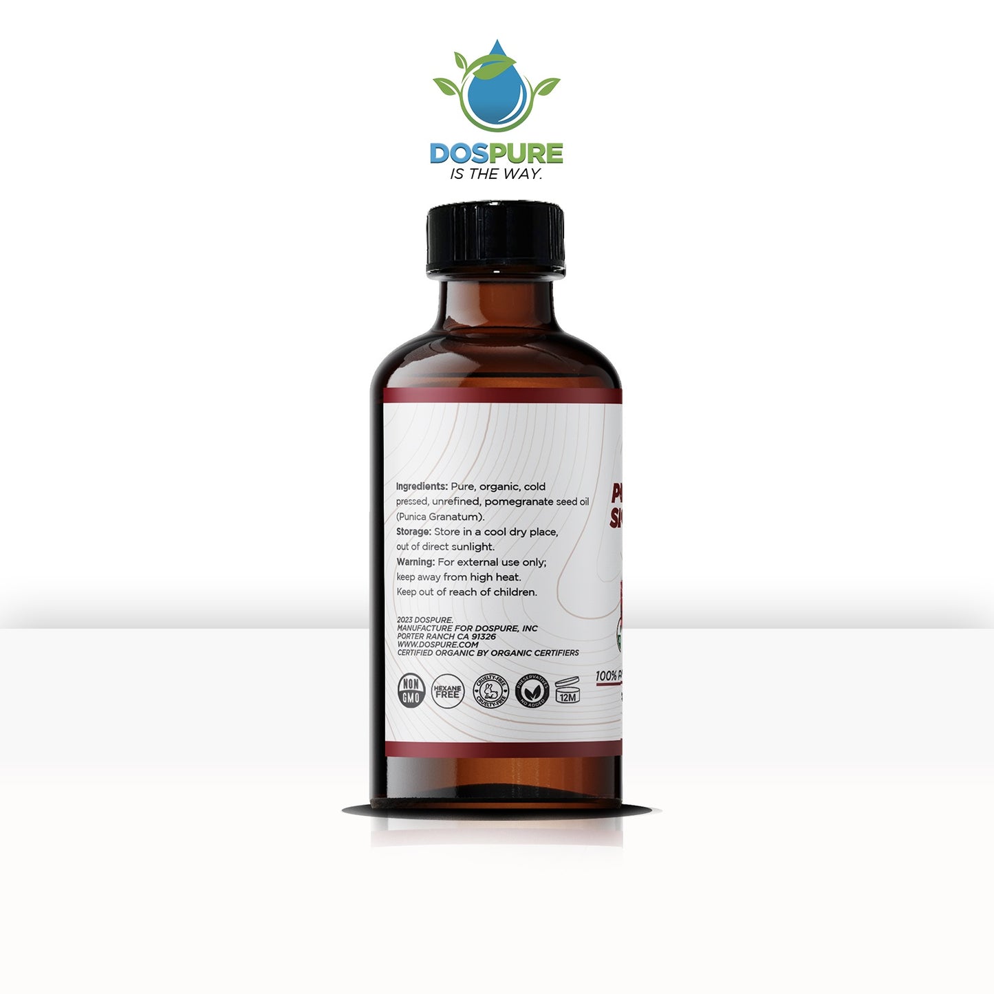Organic Pomegranate Seed Oil-Scars reduces-skin sun damage-promote collagen-boost lips-antioxidant