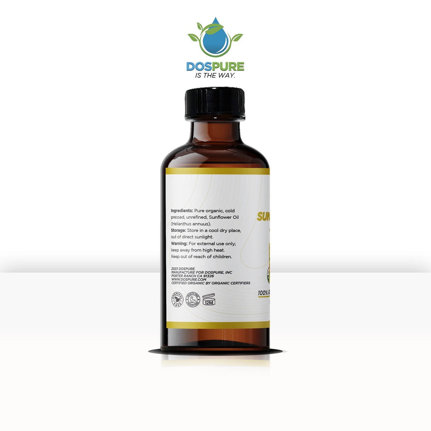 Organic oil-Sunflower Oil-High Olec-Wound Healing-Skin moisturization-healthy heart-vitamin E