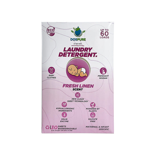 Laundry Detergent - Biodegradable-Clean-Organic-Sheets-Eco friendly-safe