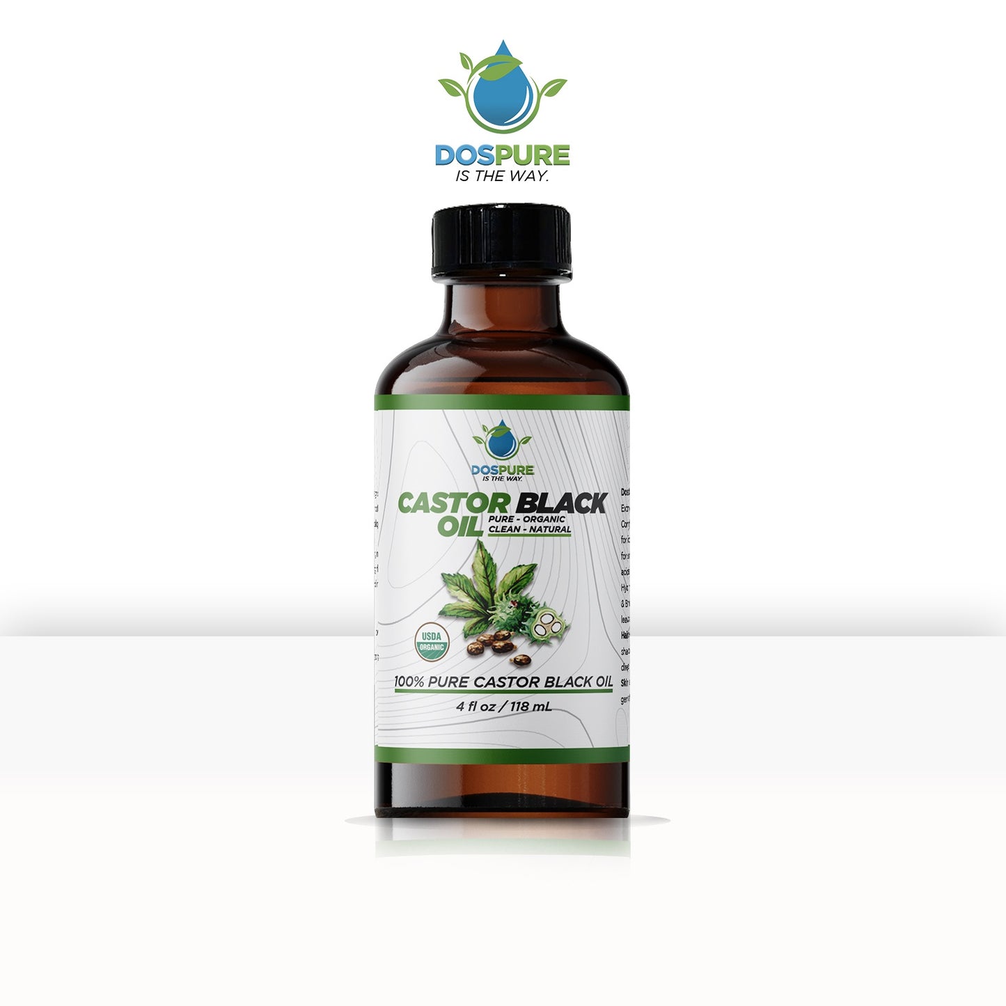 Essential Castor Oil Black-Growth Hair-Eyebrows-Eyelashes