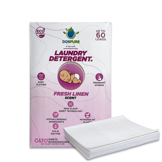 Laundry Detergent - Biodegradable-Clean-Organic-Sheets-Eco friendly-safe