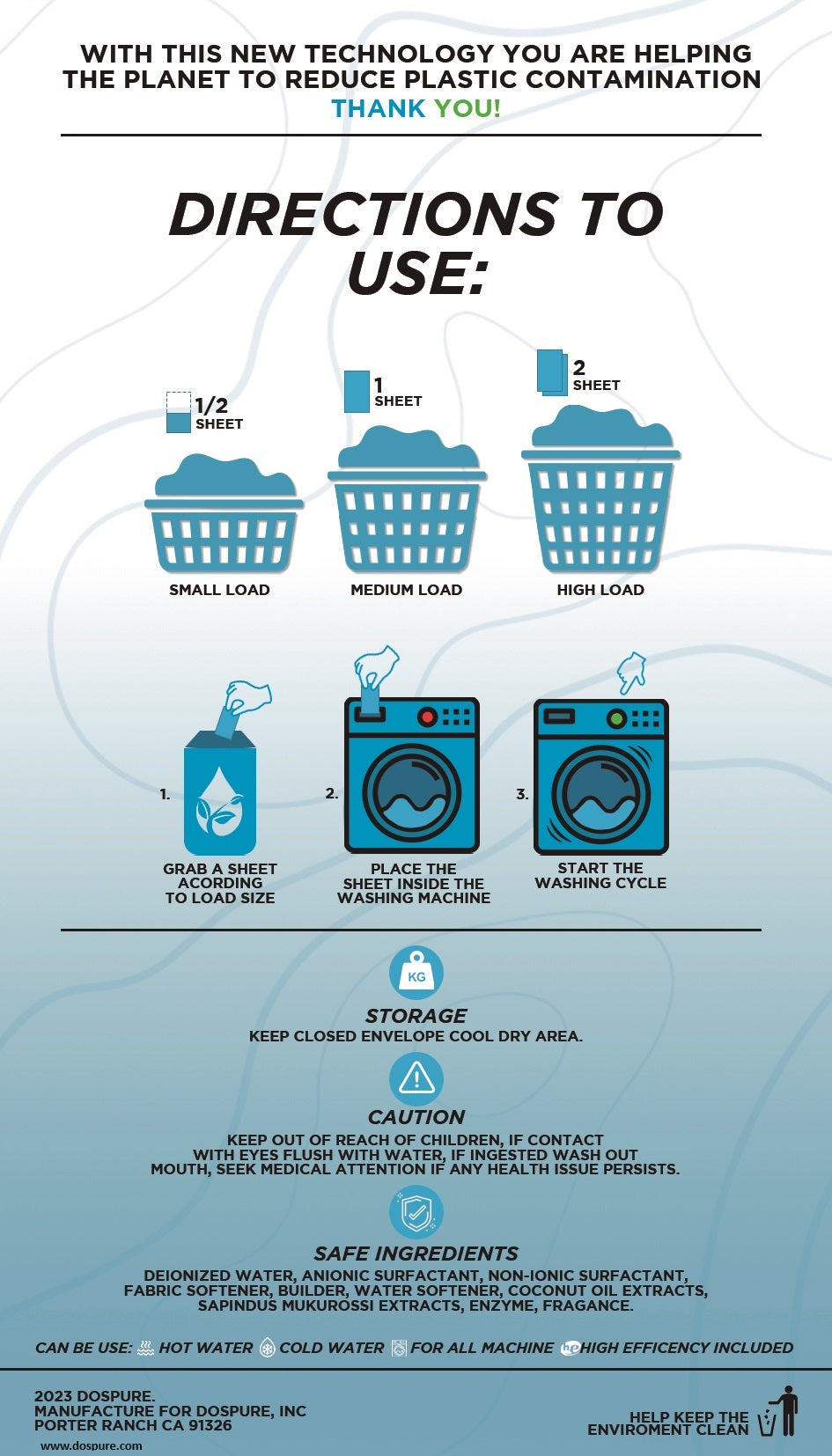 Laundry- Detergent- Eco Friendly-Biodegradable-clean-Sheets-organic-safe